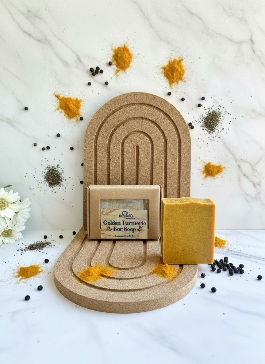 Golden Turmeric Bar soap golden / Goldene Kurkuma-Seife