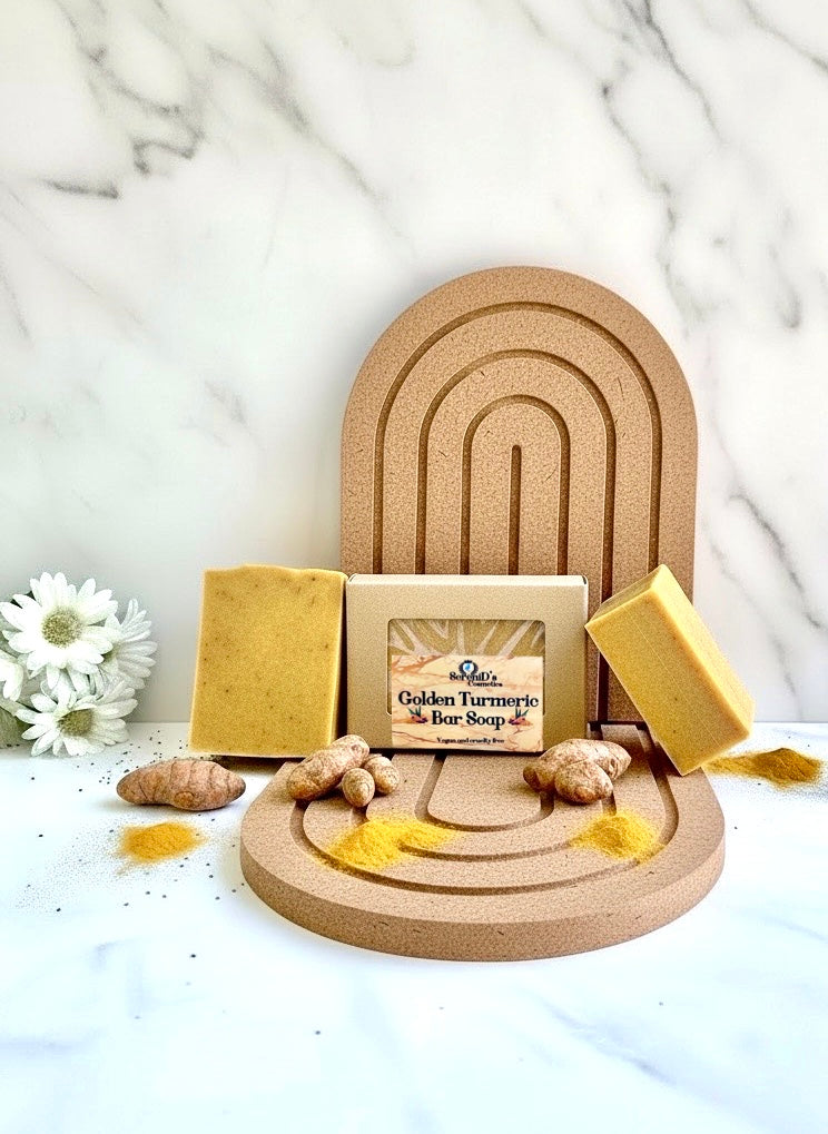 Golden Turmeric Bar soap golden / Goldene Kurkuma-Seife