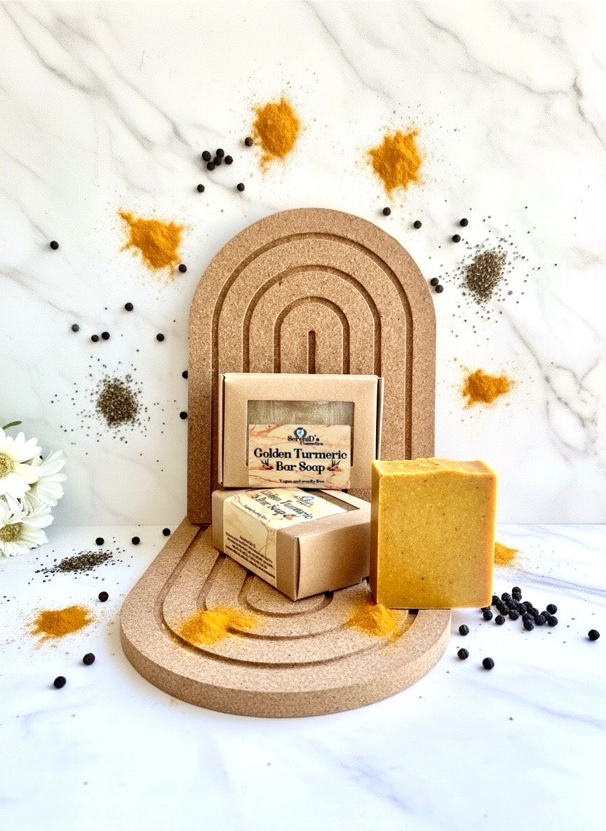 Golden Turmeric Bar soap golden / Goldene Kurkuma-Seife