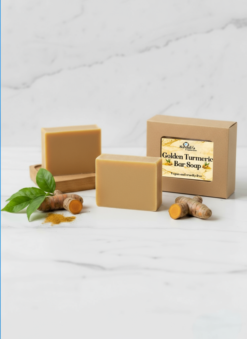 Golden Turmeric Bar soap golden / Goldene Kurkuma-Seife