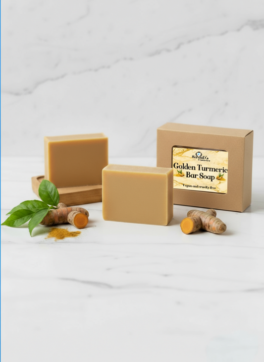 Golden Turmeric Bar soap golden / Goldene Kurkuma-Seife