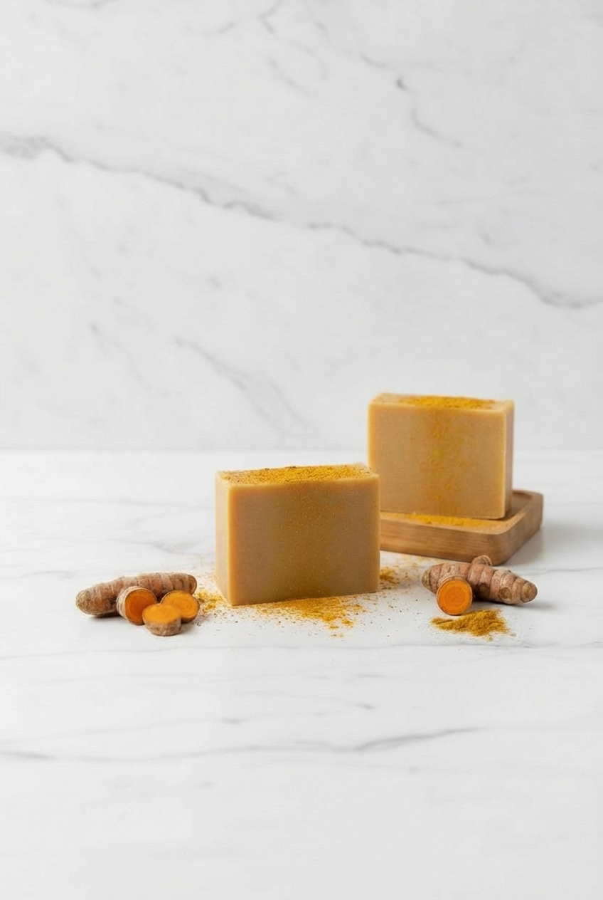 Golden Turmeric Bar soap golden / Goldene Kurkuma-Seife