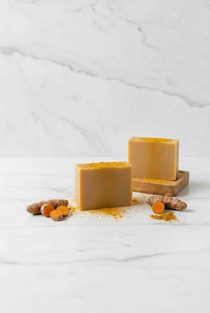 Golden Turmeric Bar soap golden / Goldene Kurkuma-Seife