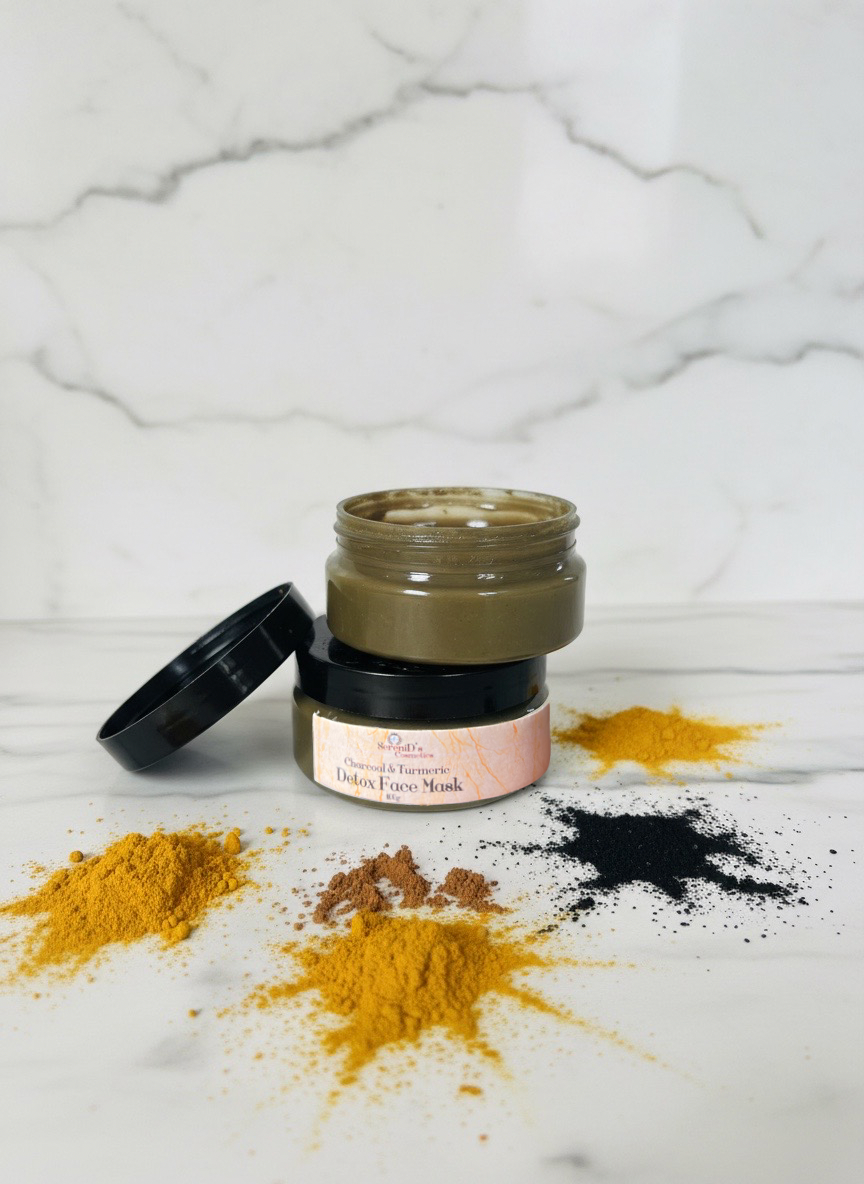 Charcoal & Turmeric Detox Face Mask