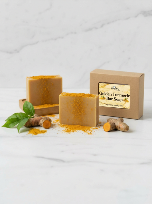 Golden Turmeric Bar soap golden / Goldene Kurkuma-Seife