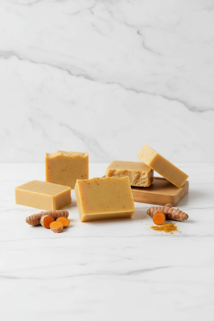 Golden Turmeric Bar soap golden / Goldene Kurkuma-Seife